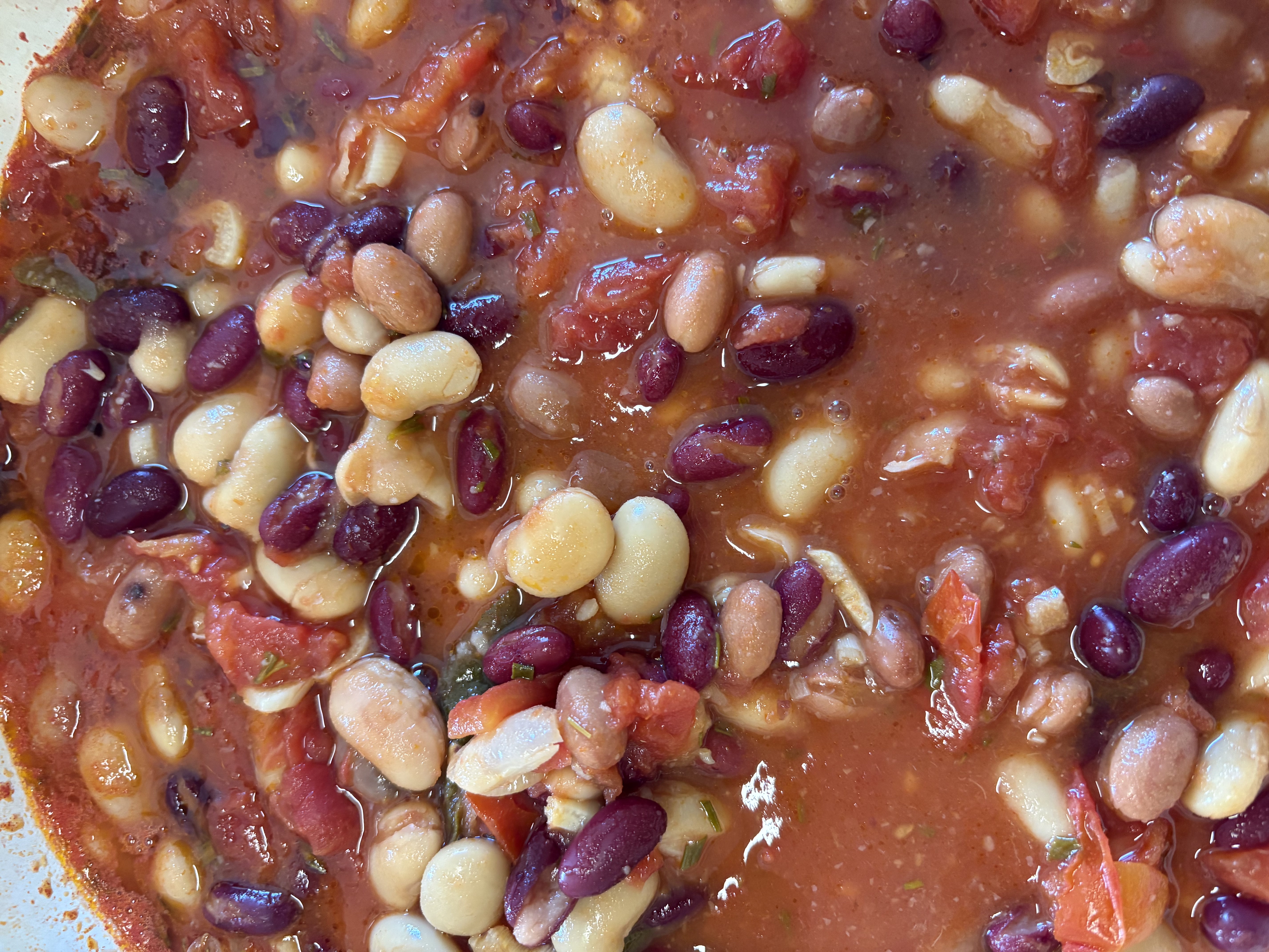 Finished Butter Bean Tagine